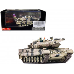 German Kampfpanzer Leopard 2A7 Main Battle Tank Desert Camouflage 1/72 Diecast Model by Panzerkampf