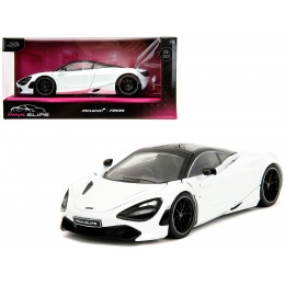 McLaren 720S White Metallic with Black Top 