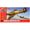 Level 2 Model Kit Hawker Hurricane Mk.I Fighter Aircraft with 2 Scheme Options 1/48 Plastic Model Kit by Airfix