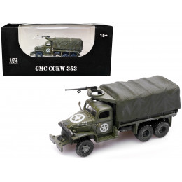 GMC CCKW 353 Truck With Mounted Gun Olive Drab 