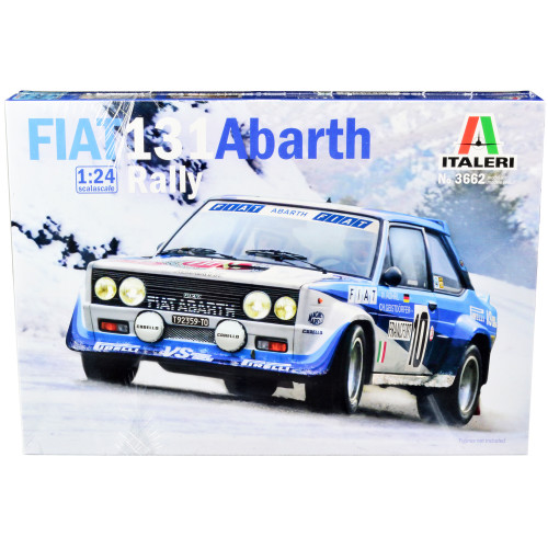 Skill 3 Model Kit Fiat 131 Abarth Rally #10 Winner 