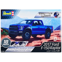 Level 2 Easy-Click Model Kit 2017 Ford F-150 Raptor Pickup Truck 1/25 Scale Model by Revell
