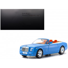 Rolls Royce Phantom Drophead Coupe Light Blue 1/18 Diecast Model Car by Kyosho