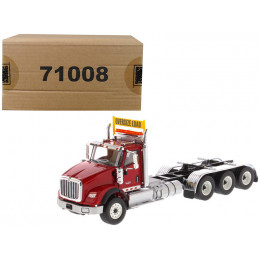 International HX620 Day Cab Tridem Tractor Red 1/50 Diecast Model by Diecast Masters