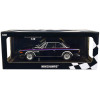 1973 BMW 3.0 CSL Black with Red and Blue Stripes Limited Edition to 444 pieces Worldwide 1/18 Diecast Model Car by Minichamps