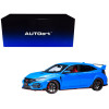 2021 Honda Civic Type R (FK8) RHD (Right Hand Drive) Racing Blue Pearl 1/18 Model Car by Autoart