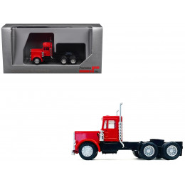 Peterbilt Short Day Cab Red 1/87 (HO) Plastic Model Car by Promotex