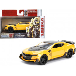 2016 Chevrolet Camaro Yellow Bumblebee with Robot on Chassis 