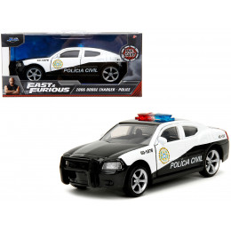 2006 Dodge Charger Police Black and White 