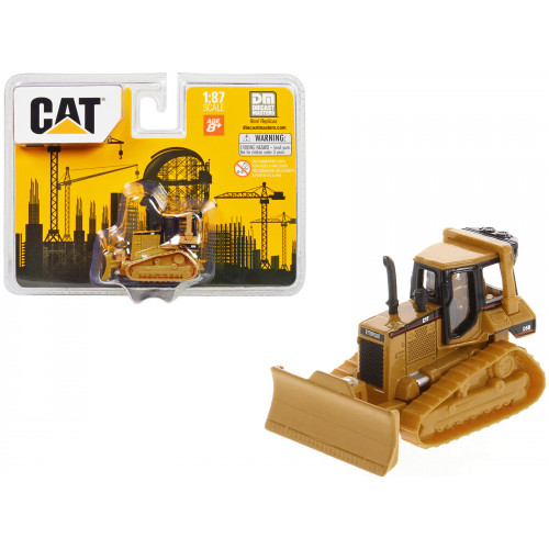 CAT Caterpillar D5M Track-Type Tractor Yellow 1/87 (HO) Diecast Model by Diecast Masters