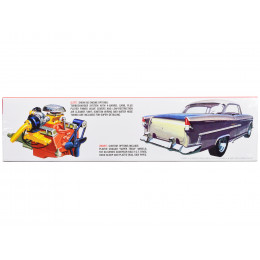 Skill 3 Model Kit 1955 Chevrolet Bel Air Hardtop 1/16 Scale Model by AMT