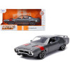 1972 Plymouth GTX 440 Metallic Gray with Red Stripe 'Bigtime Muscle' 1/24 Diecast Model Car by Jada