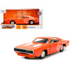 1968 Dodge Charger R/T SRT Orange with White Stripes and Graphics