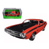 1970 Dodge Challenger T/A Orange with Black Hood and Black Stripes