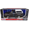 1978 Ford Bronco Police Car Unmarked Black with White Top