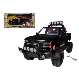 1992 Chevrolet 454 SS Pickup Truck Off Road Black 1/24 Diecast Model by Motormax