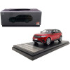 Land Rover Range Rover Velar First Edition with Sunroof Red Metallic and Black 1/43 Diecast Model Car by LCD Models