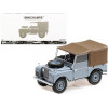 1949 Land Rover RHD (Right Hand Drive) Gray with Brown Canopy 1/18 Diecast Model Car by Minichamps