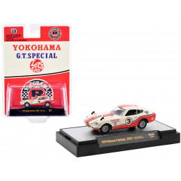 1970 Nissan Fairlady Z432 RHD (Right Hand Drive) #3 White with Red Stripes 