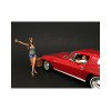 Hitchhiker 2 piece Figurine Set (Green Shirt) for 1/18 Scale Model Cars by American Diorama