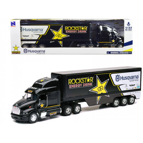 Peterbilt 387 Semi-Truck Black 