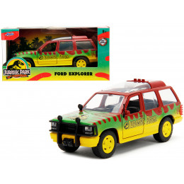 Ford Explorer Red and Yellow with Green Graphics 