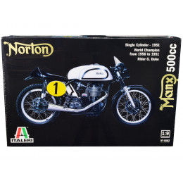 Skill 5 Model Kit Norton Manx 500cc Motorcycle #1 
