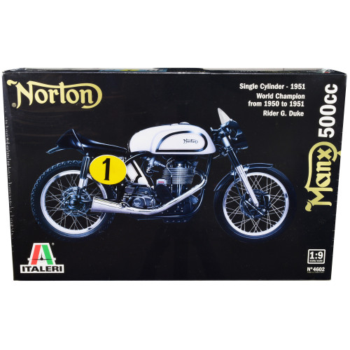 Skill 5 Model Kit Norton Manx 500cc Motorcycle #1 