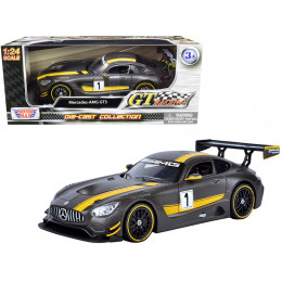 Mercedes AMG GT3 #1 Matt Gray with Yellow Stripes 