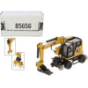 CAT Caterpillar M323F Railroad Wheeled Excavator with 3 Accessories (CAT Yellow Version)