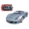 Porsche Carrera GT Silver with Black Interior 1/18 Diecast Model Car by Motormax