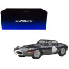 Jaguar Lightweight E Type Roadster RHD (Right Hand Drive) Dark Gray 1/18 Model Car by Autoart