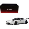 2018 Aston Martin Vantage GTE Le Mans PRO White with Carbon Accents 1/18 Model Car by Autoart