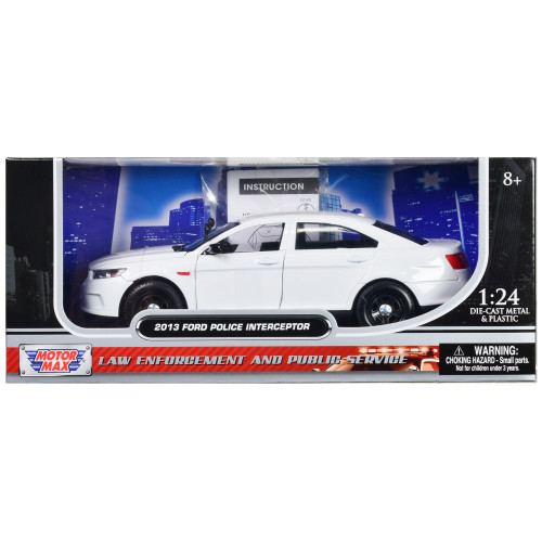 2013 Ford Police Interceptor Unmarked White 