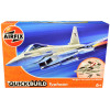 Skill 1 Model Kit Eurofighter Typhoon Snap Together Painted Plastic Model Airplane Kit by Airfix Quickbuild