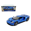2017 Ford GT Blue Metallic 1/18 Diecast Model Car by Maisto