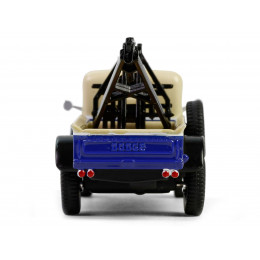 1948 Dodge Power Wagon Wrecker Tow Truck Beige and Blue 