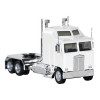 Kenworth K100 with 1-Bar Grill and X-Long Chrome Chassis White 1/87 (HO) Plastic Model Car by Promotex