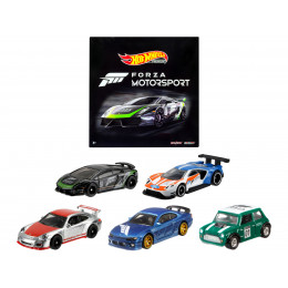 'Forza Motorsport' 5 piece Set Diecast Model Cars by Hot Wheels