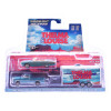 1966 Ford Thunderbird Convertible Blue (Dust Covered) and 1967 Ford F-250 Pickup Truck Blue with Enclosed Car Hauler 'Thelma & Louise' (1991) Movie 'Hollywood Hitch & Tow' Series 13 1/64 Diecast Model Cars by Greenlight