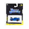2013 Ford Mustang Boss 302 Light Blue with Black Stripes 1/64 Diecast Model Car by Muscle Machines