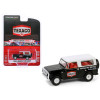 1963 Harvester Scout 'Texaco' Black with White Top and Red Interior 'Texaco Special Edition' Series 1 1/64 Diecast Model Car by Greenlight