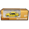 Mitsubishi Lancer EX2000 Turbo Yellow with Stripes with Extra Wheels 1/64 Diecast Model Car by BM Creations