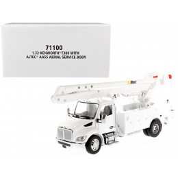 Kenworth T380 with Altec AA55 Aerial Service Truck White 
