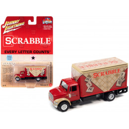 1999 International Cargo Truck Red with Graphics 