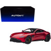 2019 Aston Martin Vantage RHD (Right Hand Drive) Hyper Red Metallic with Carbon Top 1/18 Model Car by Autoart