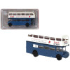 1970 AEC Routemaster Doubledecker Bus Blue and White