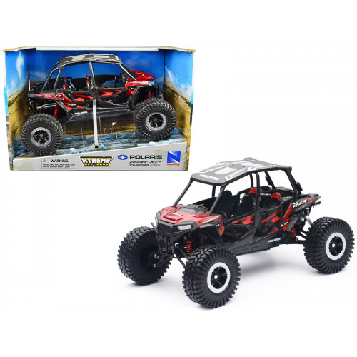 Polaris RZR XP 4 Turbo EPS Sport UTV Red Metallic with Graphics and Black Top 