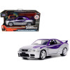 1995 Nissan Skyline GT-R (BCNR33) Purple and Silver Metallic