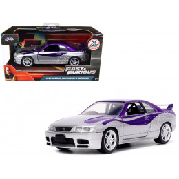 1995 Nissan Skyline GT-R (BCNR33) Purple and Silver Metallic 